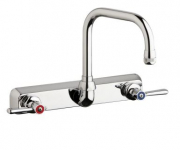 Chicago Faucets W8W-DB6AE1-369ABCP Workboard Faucet, 8'' Wall